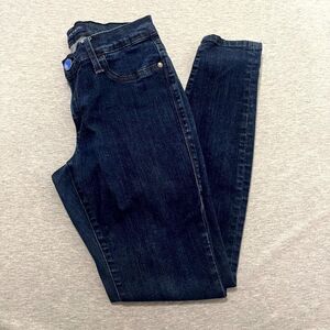 Women's Rock & Republic Kashmere Dark Wash Skinny Jeans SIZE 6M 28 x 29 Mid Rise